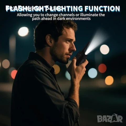 Нови 3 броя Радиостанции 3KM обхват, LED, Презареждаеми, 16 Канала, снимка 6 - Друга електроника - 50798992