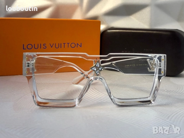 Louis Vuitton прозрачни мъжки слънчеви очила маска унисекс дамски, снимка 8 - Слънчеви и диоптрични очила - 51762707