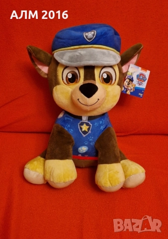 Чейс от Пес Патрул. Paw Patrol - голяма плюшена играчка
