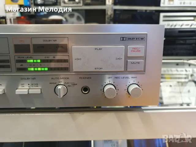 Касетен дек YAMAHA K-220 В отлично техническо и визуално състояние., снимка 4 - Декове - 48102460