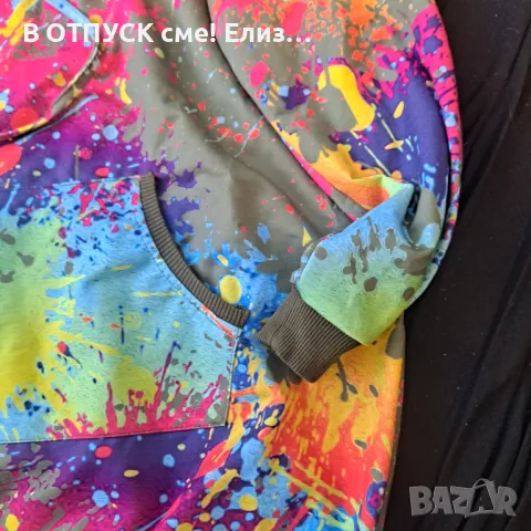 Суичер.туника рокля торбест електрик цветове, снимка 5 - Суичъри - 50206466