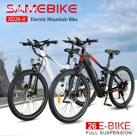 Електрическо колело SAMEBIKE XD26-II 750W 48V 14Ah, снимка 6 - Велосипеди - 48407975