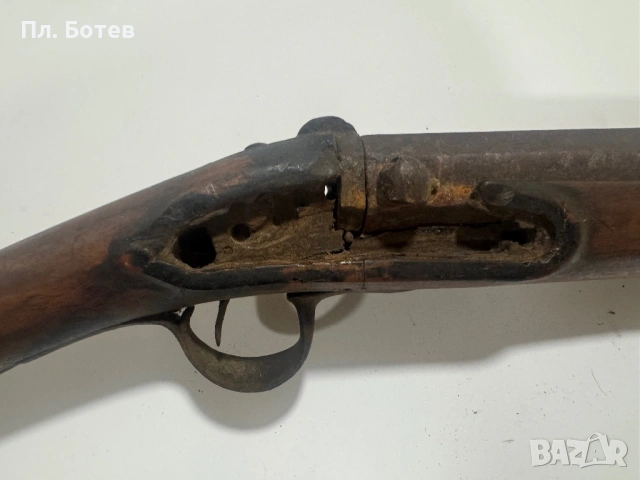 Стара кремъчна/капсулна пушка, снимка 11 - Антикварни и старинни предмети - 53976758