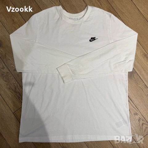 Мъжка блуза Nike Sportswear Club | 2XL, снимка 2 - Спортни дрехи, екипи - 53697194