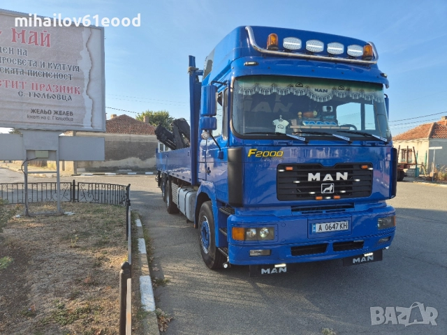 ман с кран, снимка 6 - Камиони - 48430458