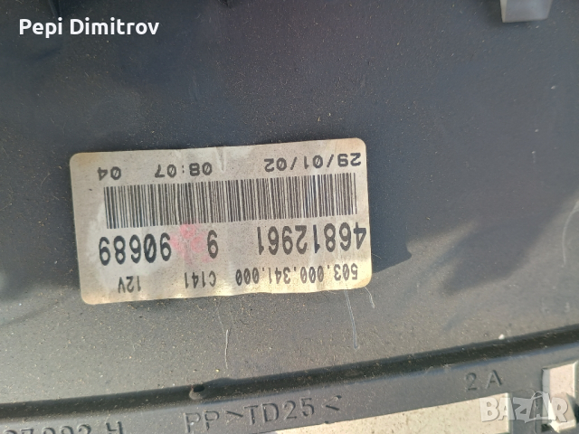 Километраж за FIAT PUNTO II 46812961