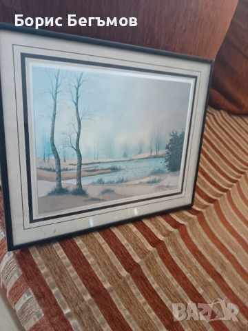 Зимна пейзажна картина от Серж Монтодон, снимка 6 - Картини - 53730186