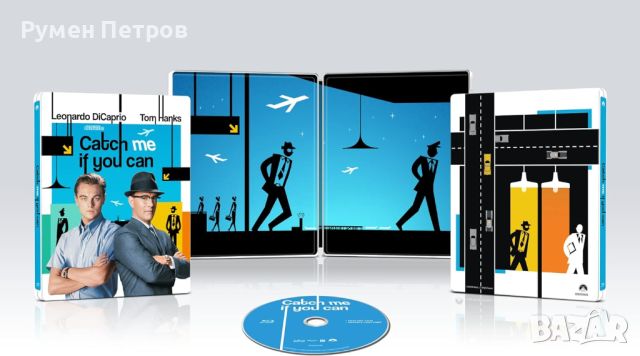 Нов Blu Ray Steelbook ХВАНИ МЕ АКО МОЖЕШ - CATCH ME IF YOU CAN, снимка 2 - Blu-Ray филми - 45135864