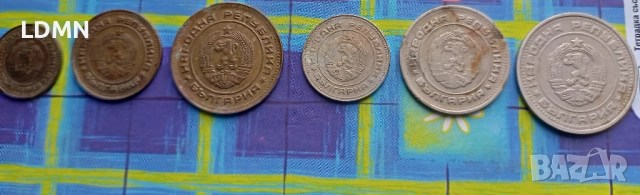 Сет 1974 - 1, 2, 5, 10, 20, 50 стотинки Народна Република България, снимка 3 - Нумизматика и бонистика - 51976240