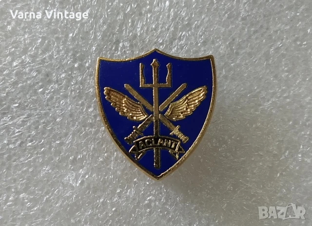 Значка на Върховния главнокомандващ на НАТО в Атлантика, снимка 2 - Колекции - 51210906