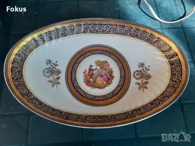 Стар порцелан колекционерска чиния LIMOGES FRANCE, снимка 6 - Антикварни и старинни предмети - 53408776