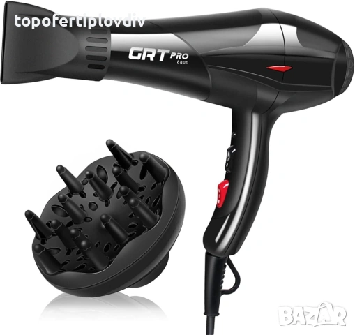 Сешоар GRT PRO Professional Hair Dryer 3500W,Гаранция