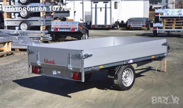 Туристическо ремарке Eduard с общо допустима максимална маса до 750кг , снимка 3 - Ремаркета - 53217023