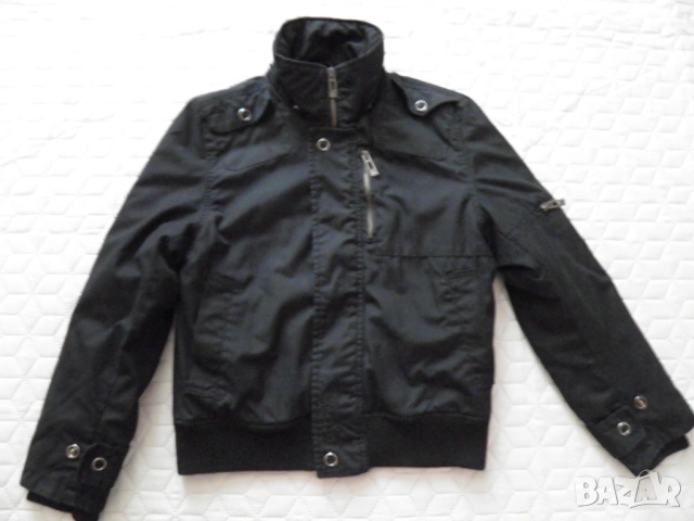 Дамско яке от черен деним S