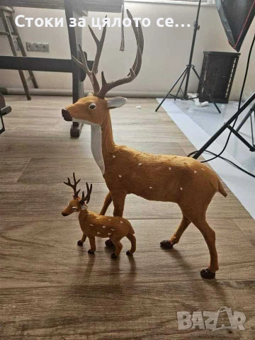 Декоративен елен 15/23/60см, снимка 2 - Декорация за дома - 52647838