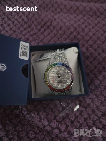 Луксозен мъжки часовник Montres Prestige Eclat X Invicta Men's Watch - 42mm, Silver / Rainbow дъга, снимка 8 - Мъжки - 53918466