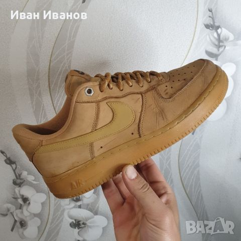 NIKE AIR FORCE 1 LOW FLAX  оригинални маратонки номер 40,5-41, снимка 12 - Маратонки - 45457259