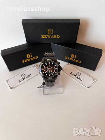 Мъжки часовник REWARD VIP - Хронограф/Дата/Водоустойчив + оригинална кутия.80, снимка 4 - Мъжки - 45761540