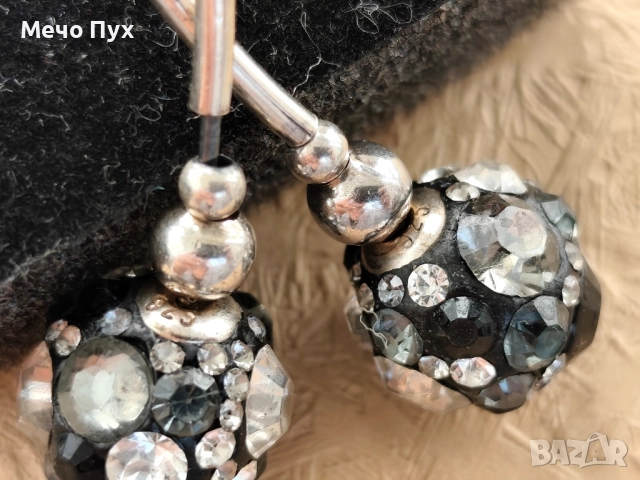 Сребърни обеци (176), снимка 3 - Обеци - 52412416