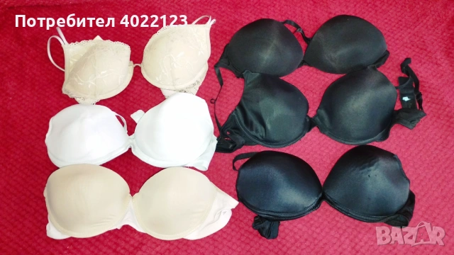 ЛОТ - корсет с жартиер, 6 бр. сутиени и 1 бр. бикини, снимка 6 - Корсети, бюстиета, топове - 53463588