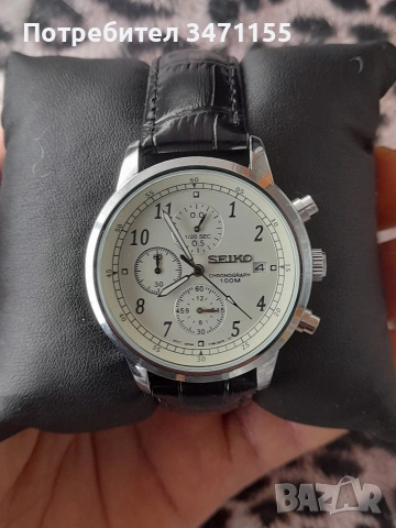Кварцов мъжки хронограф Seiko