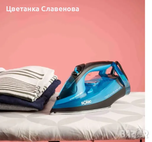 Керамична парна ютия Solac PV2028 Optima Extrem, 2800 W, парен удар 180 g/min, непрекъсната пара 45 , снимка 3 - Ютии - 49665099