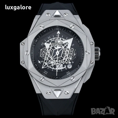 Мъжки часовник Hublot Big Bang Sang Bleu II с кварцов механизъм