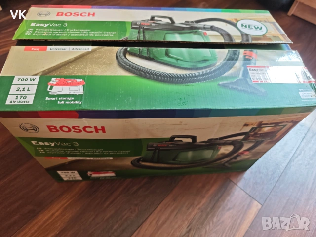 Прахосмукачка Bosch EasyVac 3, снимка 2 - Други инструменти - 54172302