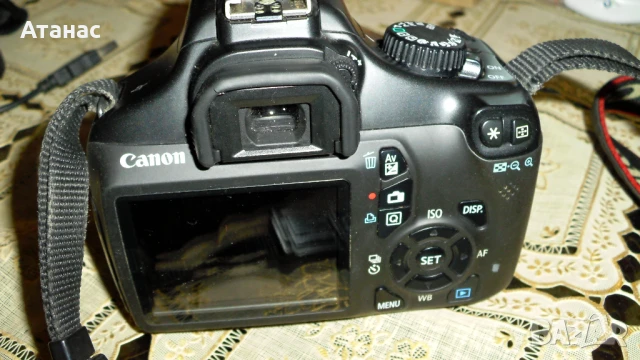 Фотоапарат DSLR Canon EOS 1100D + EF-S 18-55 IS II  , снимка 4 - Фотоапарати - 51426281