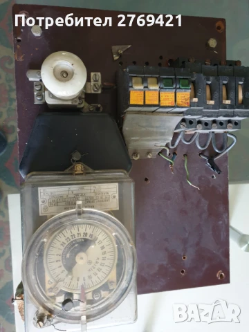 Ел. Табло стълбищно с часовник