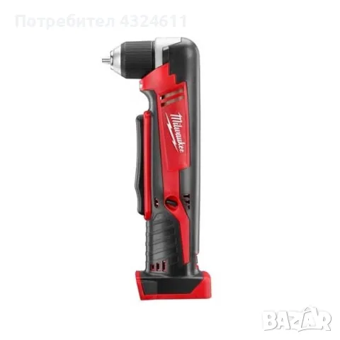 Акумулаторна бормашина под прав ъгъл Milwaukee M18, 18V, 1500 об/мин, 20 Nm, без батерия