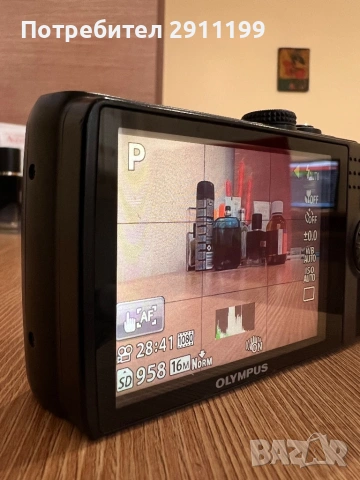 Фотоапарат Olympus 16 Mp Full HD с подаръци, снимка 7 - Фотоапарати - 53869424