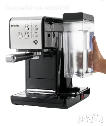 Еспресо машина BrevilleАвтоматично капучино и лате макиато, снимка 2 - Кафемашини - 49812782