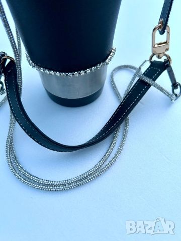 Държач за чаша с верижки, ръчно декорирани, снимка 6 - Други - 45296381