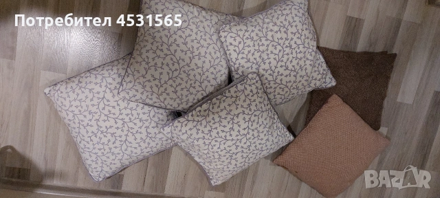 Възглавнички размер 40/40см. 6 бр., снимка 3 - Възглавници - 53426126