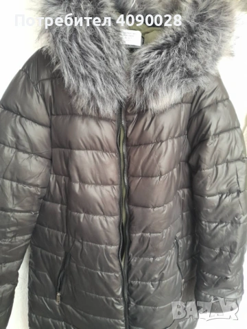 Пухено двулицево яке , снимка 5 - Якета - 53209905