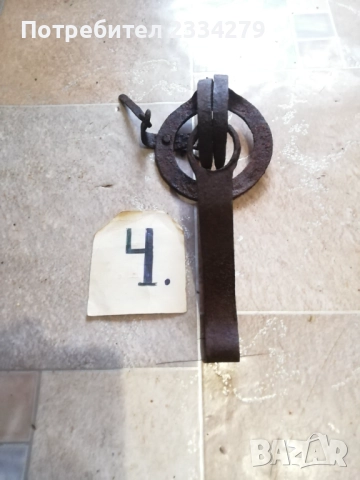 Стари антични капани тип вълчи, ръчно изковани. , снимка 11 - Антикварни и старинни предмети - 52976975