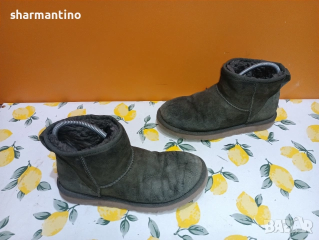 UGG кожени боти N 38 - 13 €, снимка 8 - Дамски боти - 53205511