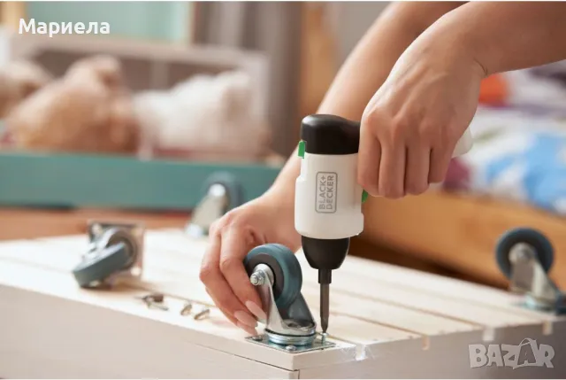 Black+Decker Reviva 3.6V литиево-йонна батерия / Акумулаторна отвертка, снимка 3 - Отвертки - 49629882