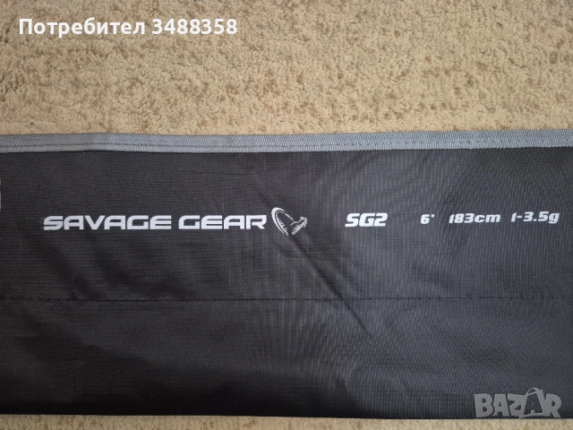 Ултралайт спинингова въдица SAVAGE GEAR SG2 Micro Game 6ft 183cm 1-3.5g , снимка 3 - Въдици - 53519946