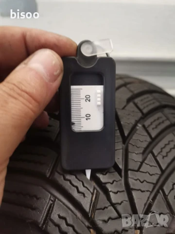 2бр Зимни гуми CONTINENTAL WINTERCONTACT 195/65/15, снимка 6 - Гуми и джанти - 50879165