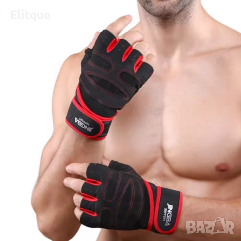 Антиплъзгащи спортни ръкавици  Jingba JB-4001 Fitness Gloves, снимка 6 - Други стоки за дома - 52449016