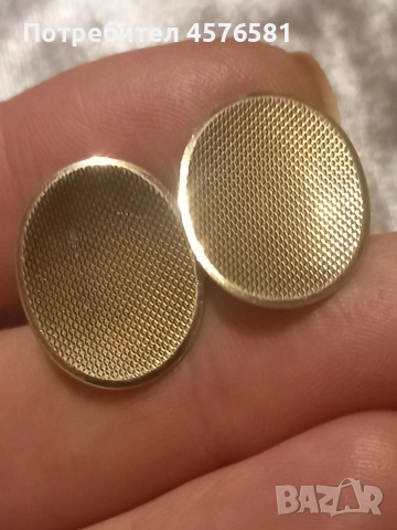 стари сребърни ръкавели налични маркировки, снимка 3 - Антикварни и старинни предмети - 53447019