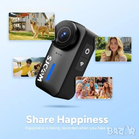 Нова камера за тяло SJCAM C110 Plus 4K POV Action Cam 6-Axis стабилизация, снимка 5 - Камери - 53739335