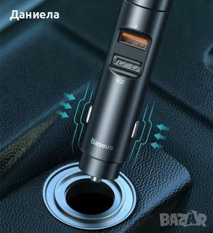 Двупортово автомобилно зарядно с цифров дисплей, снимка 7 - Друга електроника - 50680770