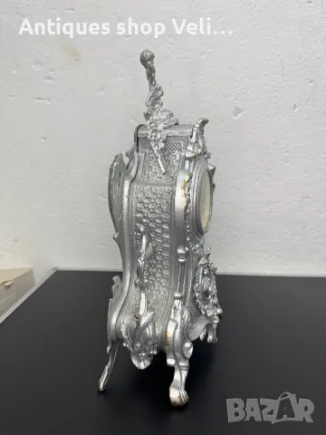 Механичен бронзов часовник №6726 , снимка 3 - Антикварни и старинни предмети - 49749267