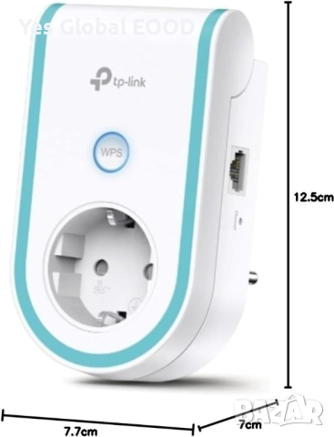 TP-Link WiFi ретранслатор AC1200 усилвател на сигнал с LAN порт, снимка 4 - Друга електроника - 52849404