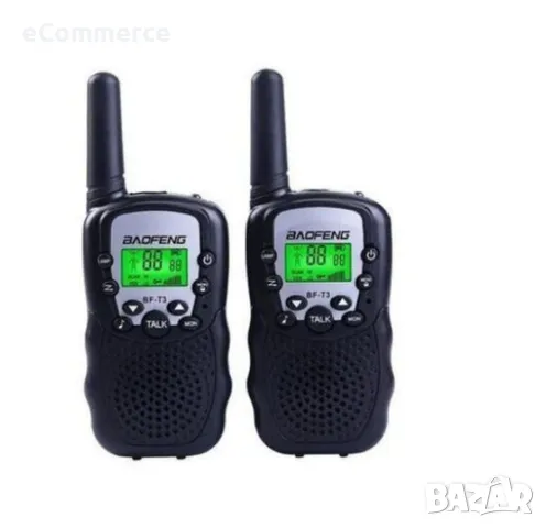 Уоки токи комплект 2 броя, Радиостанции BAOFENG BF-T3, Walkie talkie, снимка 4 - Друга електроника - 47944052