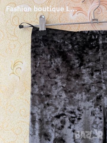 Indiska Сив плюшен панталон с ластик в кръста S размер 🩶, снимка 2 - Клинове - 45556259