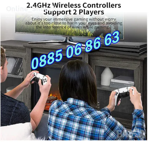 Безжична ретро конзола GAME STICK HD с 30000 игри и два джойстика, ретро игра, снимка 6 - Други игри и конзоли - 50303404